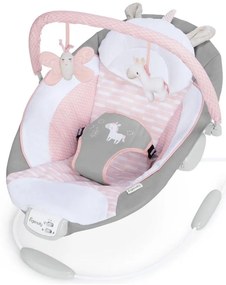 Ingenuity - Lettino vibrante per bambini con melodia FLORA THE UNICORN 3xC