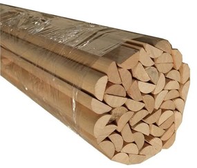 1/2 tondo grezzo tiglio 0.8 m x 10 mm, Sp 5 mm 50 pezzi