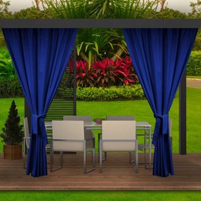 Tenda impermeabile blu scuro per il padiglione del giardino 155 x 240 cm