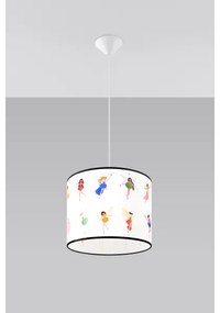 Sollux SL.1416 - Lampadario a sospensione per bambini FAIRY 1xE27/15W/230V diametro 30 cm