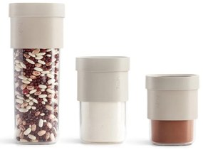 Set di contenitori per alimenti alimentari 3 pz – Lékué