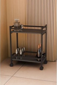 Carrello Portavivande Stile Industrial 60x34x76 Will Antracite