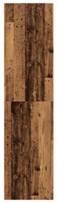 Armadio legno antico 80x50x200 cm in legno multistrato