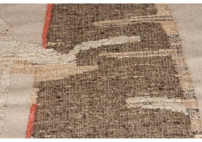 Tappeto marrone/beige in lana 200x300 cm Briton – Dutchbone