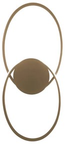 Plafoniera moderno LED Otto, dorato Ø 67 cm, luce naturale NOVECENTO