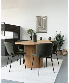 Sedie da pranzo verde scuro in un set di 2 Maceda - House Nordic