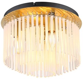 Globo 15698DM - Plafoniera GORLEY 5xE27/60W/230V diametro 32 cm oro