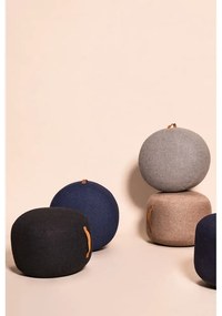 Pouf Zerio marrone chiaro, ø 50 cm Mochi - Hübsch