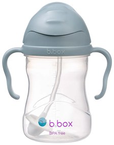 Tazza con cannuccia - blu 240 ml