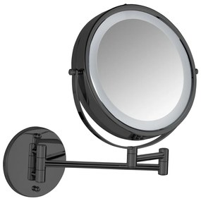 Specchio per make-up con illuminazione/con ingrandimento (con ingrandimento 5x) ø 25,5 cm Lumi – Wenko