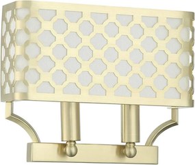 Open Design OR84603 - Applique VERNO 2xE14/12W/230V ottone