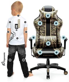 Sedia da Gaming Diablo X-One  2.0 Legion: Kids Size