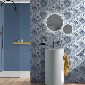 Piastrella da rivestimento interno 60 x 120 cm Sp. 7 mm rettificato Flora Rossignol in gres porcellanato multicolore satinato traffico medio (pei 2/5) 1.44 mq