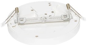Set di 6 faretti da incasso o superficie bianchi 18 cm incl. LED Dimmerabile a 3 livelli per luce calda - Trans
