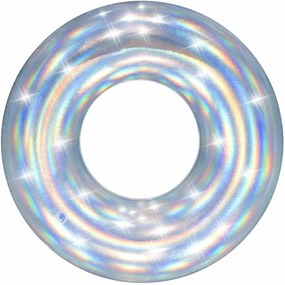 Salvagente ciambella gonfiabile per adulto iridescente scintillante Bestway 36240
