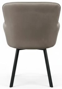 Sedia da pranzo AMELIA taupe