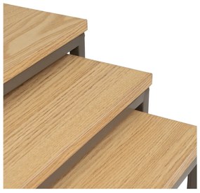 Set di 3 tavoli pieghevoli 40x40 cm - Casa Selección