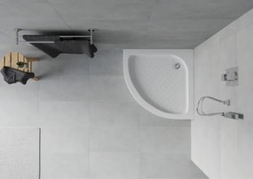 Mexen Rio piatto doccia semicircolare 90 x 90 cm, bianco - 47109090