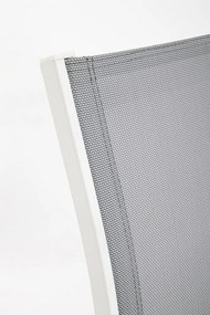 Set di mobili da giardino bianco in alluminio per 4 persone Kallen – Bizzotto