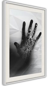 Poster  Electrifying Touch  Cornice Quadri Cornice nera con pass-partout, Larghezza x Altezza Home decor 30x45