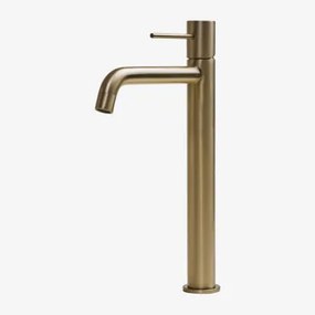 Rubinetto Lavabo Orveta In Ottone Dorato & ↑30 Cm - Sklum