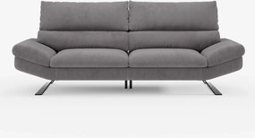 Eclipse Divano dal design moderno 2 e 3 posti con schienali traslanti - piedini alti in elegante microfibra smacchiabile T11