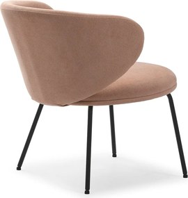 Poltrona in rosa chiaro Rush – Marckeric