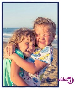 vidaXL Cornici Foto Collage 3 pz da Parete o Tavolo Blu 42x59,4 cm MDF