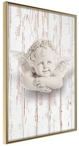 Poster  Happy Thought  Cornice Quadri Cornice d'oro, Larghezza x Altezza Home decor 20x30