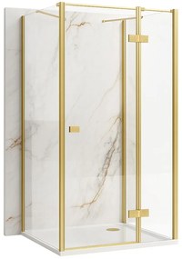 Cabina doccia Rea Atlas 80x80 Brush Gold