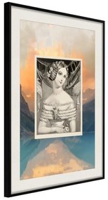 Poster  Beauty from Centuries Ago  Cornice Quadri Cornice nera con pass-partout, Larghezza x Altezza Home decor 40x60