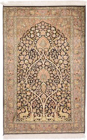 Cashmere Silk Tappeto 130x80 (Indian) Annodato A Mano