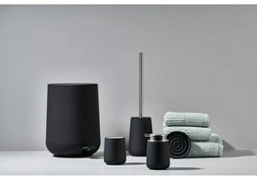 Bidone a pedale in plastica nera 5 L Nova - Zone