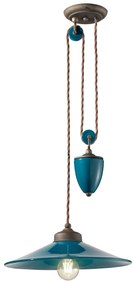 1-light suspension lamp - C1632 colours Collection- Ferroluce Retrò