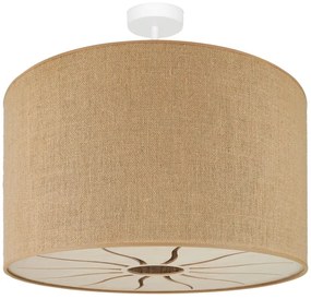 Brilagi - Lampadario a plafone COUNTRY ROLLER 1xE27/15W/230V diametro 50 cm beige