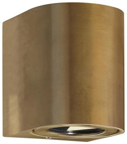 Nordlux - Applique LED da esterno CANTO 2xLED/5,5W/230V IP44 oro