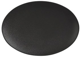 Piatto da portata in ceramica nera 22x30 cm Caviar - Maxwell &amp; Williams