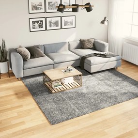 Tappeto Shaggy Pamplona A Pelo Lungo Moderno Verde 240x240 Cm /