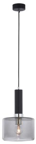 Jupiter 1858 - VA1 - Lampadario a sospensione con filo VANES 1xE27/60W/230V argento/nero