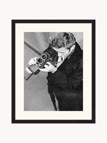 Foto incorniciata James Dean con with Camera