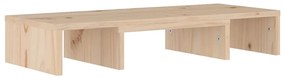 Supporto per monitor 60x24x10,5 cm in legno massello di pino
