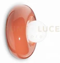 Applique diffusore vetro opalino bumbum arancio pokè c2750(apo)