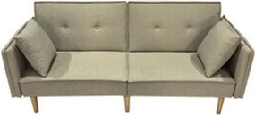 Divano Letto Con Cuscini 187X91X83Cm Relaxa Beige-1