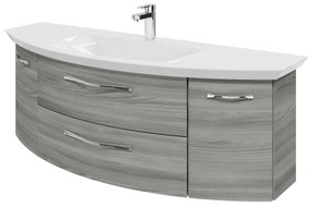 Mobile da bagno sotto lavabo Cassca L 139 x H 48 x P 46.2 cm 2 cassetti 2 ante, lavabo non incluso