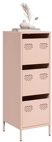 Credenza Rosa 39x35x103,5 Cm İn Acciaio /