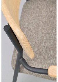 Sedie da pranzo in colore beige-naturale in set da 2 Maymont - Rowico