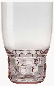 Set di 4 bicchieri con motivo in rilievo Jellies