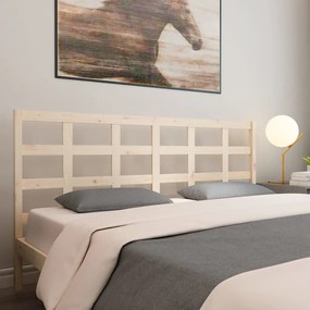 Testiera Per Letto 205,5x4x100 Cm Legno Massello Di Pino /