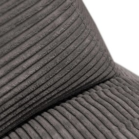 Puof a sacco color mattone con rivestimento in velluto a coste Sofa MooG – SLOWDOWN