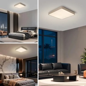 Brilagi-LED Plafoniera dimmerabile POOL LED/36W/230V 3000-6000K 40x40 cm beige + telecomando